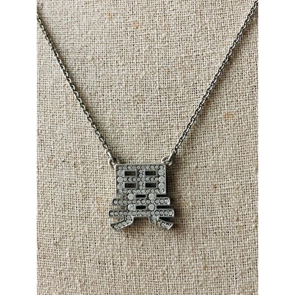 chabiページ♡⃜ CAbi | Jewelry | Cabi Japanese Symbol Rhinestone Necklace | Poshmark